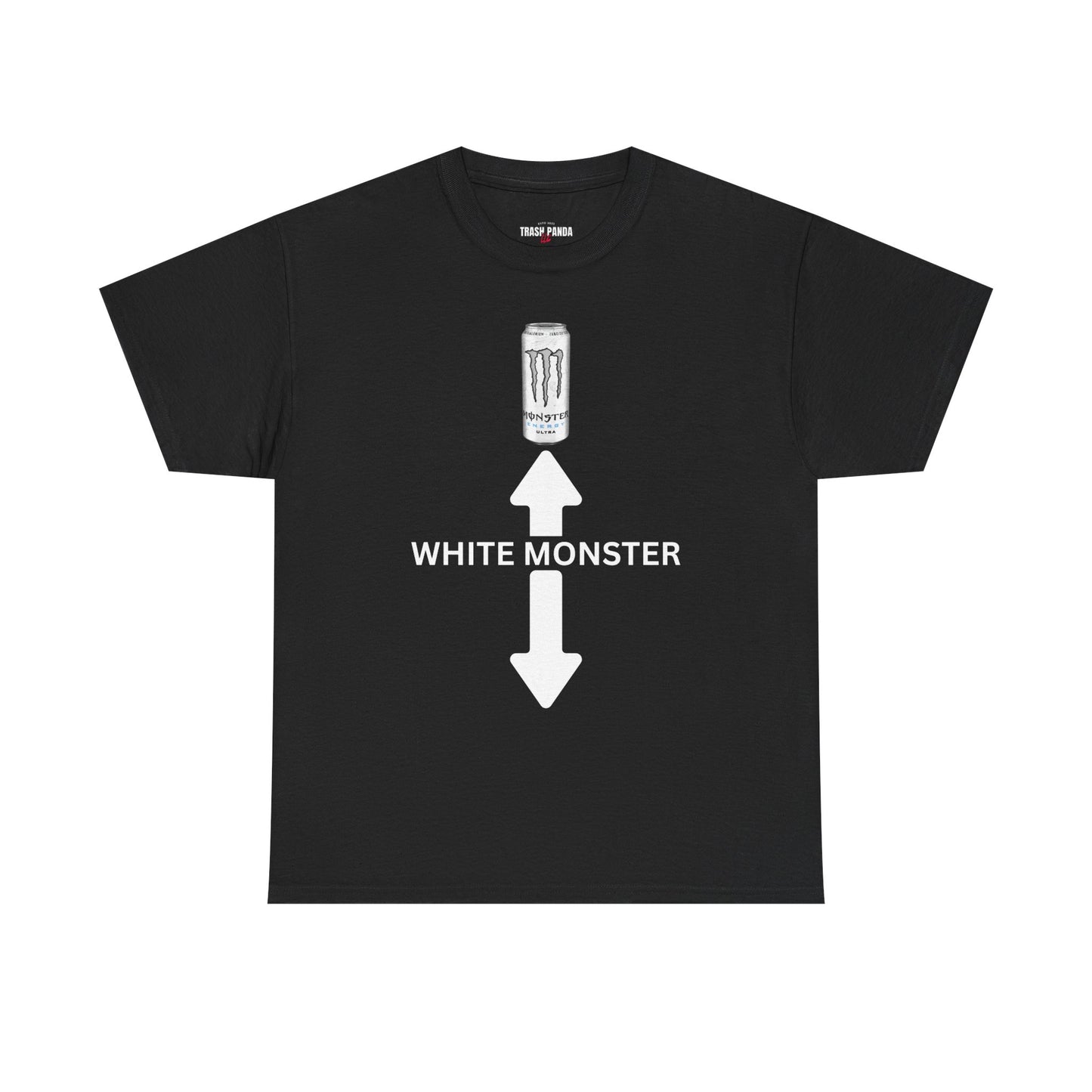 White Monster Unisex Heavy Cotton Tee