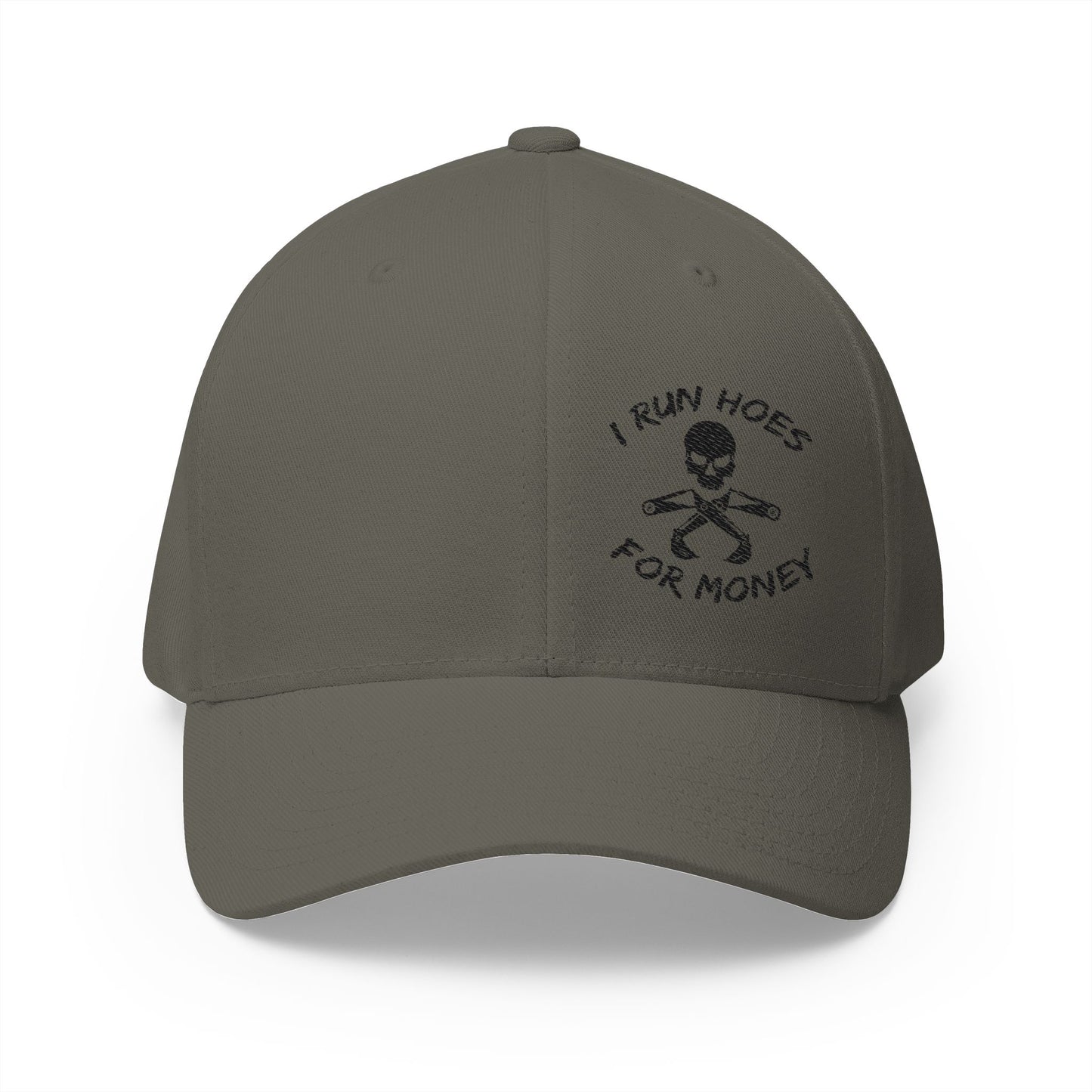 I Run Hoes Embroidered FlexFit Hat