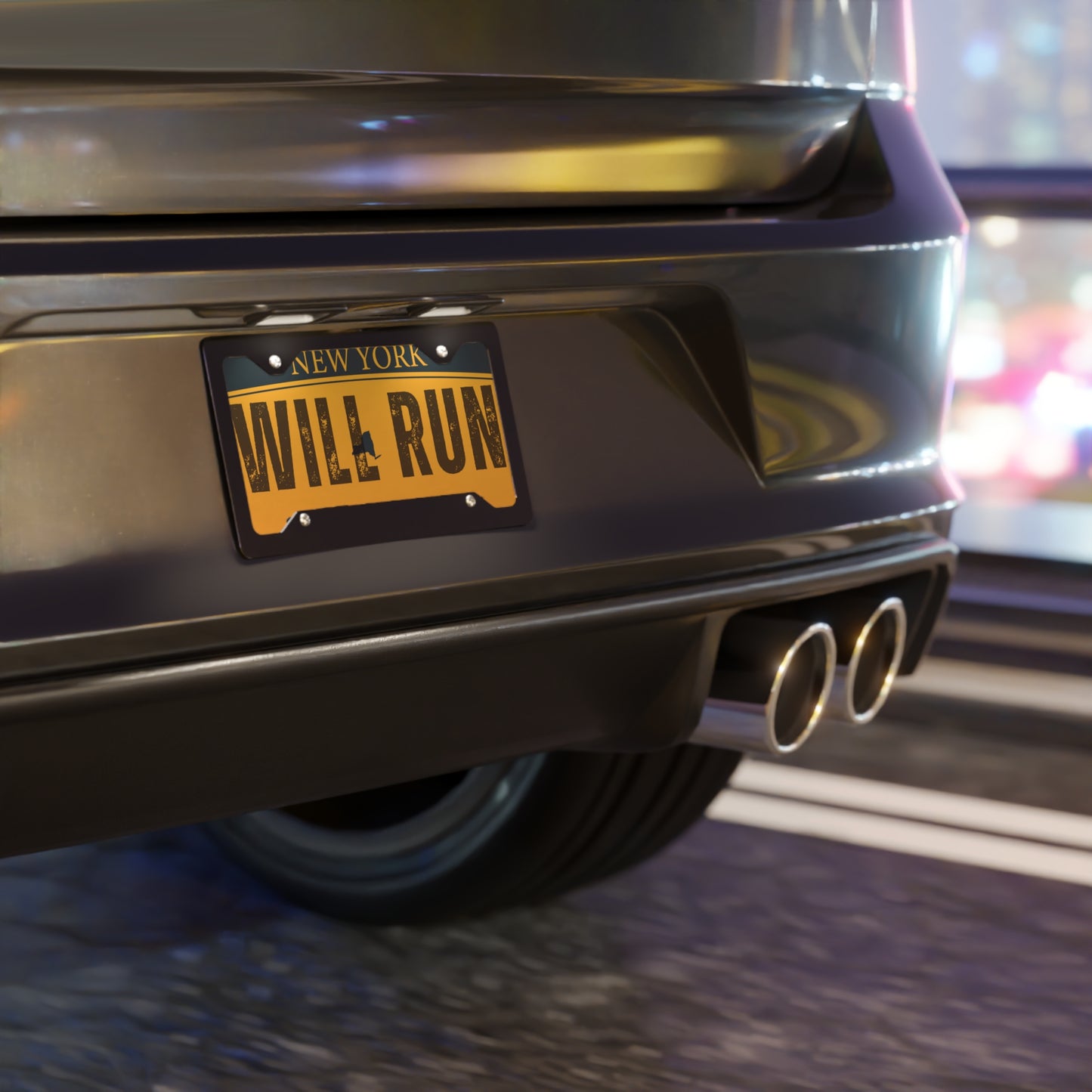 Will Run NY Vanity Plate