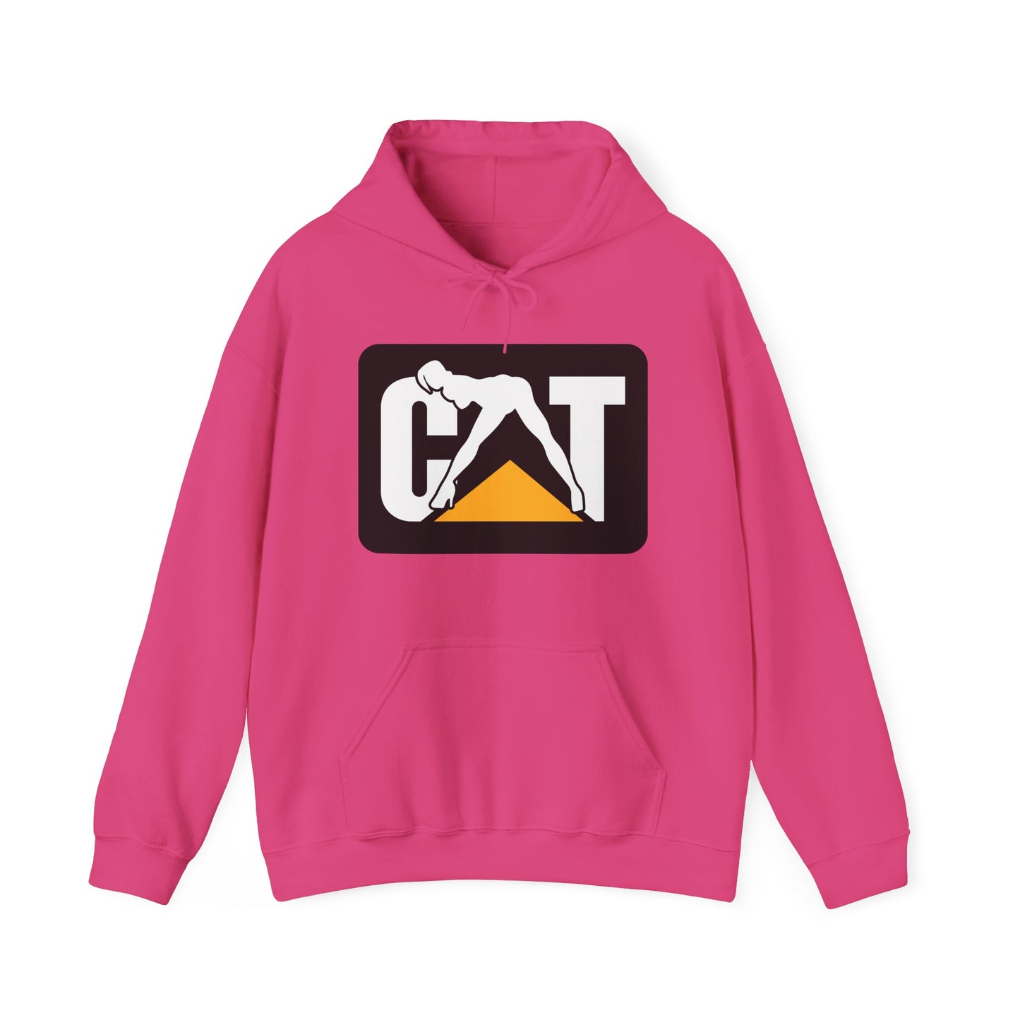 CAT Girl Logo Front Unisex Heavy Blend™ Hooded Sweatshirt