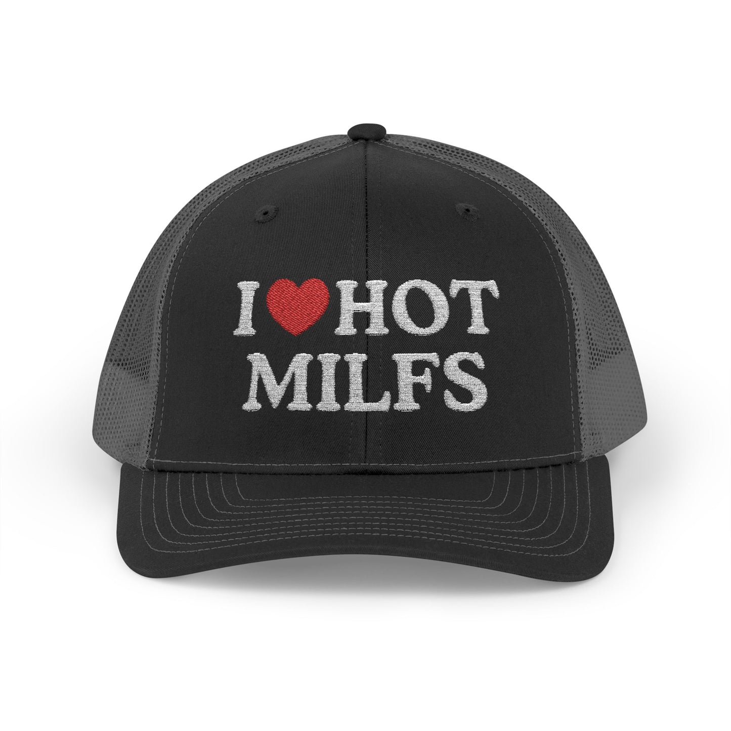 I Heart Hot Milfs Richardson 112 Snapback Trucker Cap
