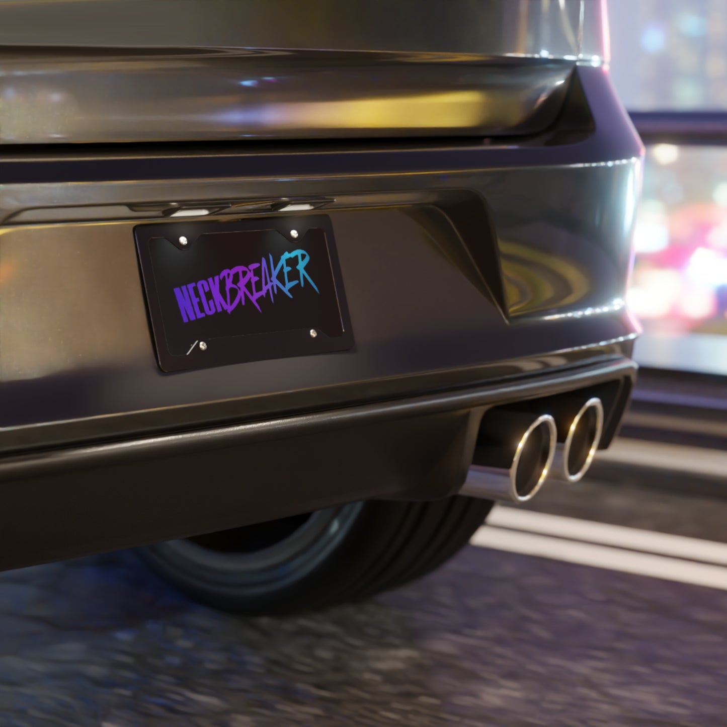 Neck Breaker Vanity Plate