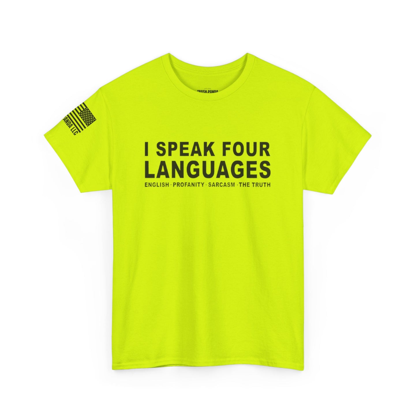 I Speak Four Languages Unisex Heavy Cotton Tee