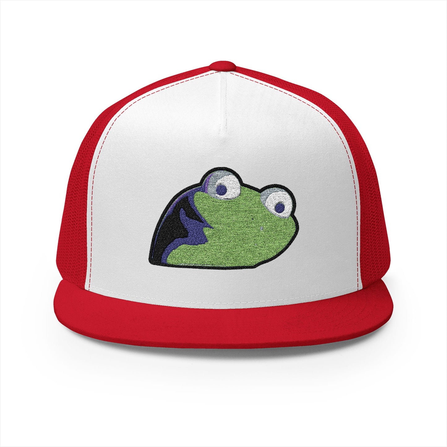 Lizard Meme 5 Panel Trucker Cap (Embroidery)