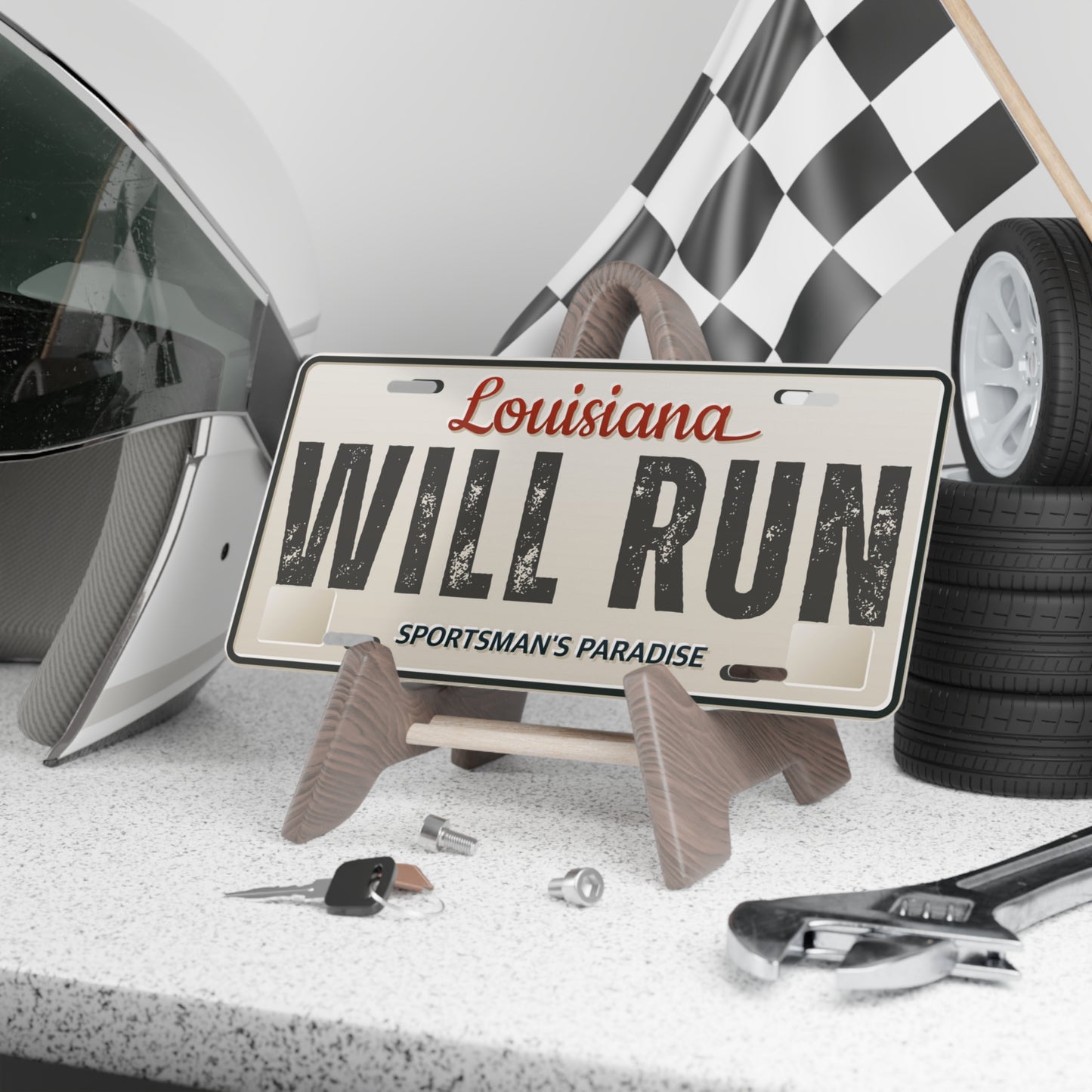 Will Run LA 2.0 Vanity Plate