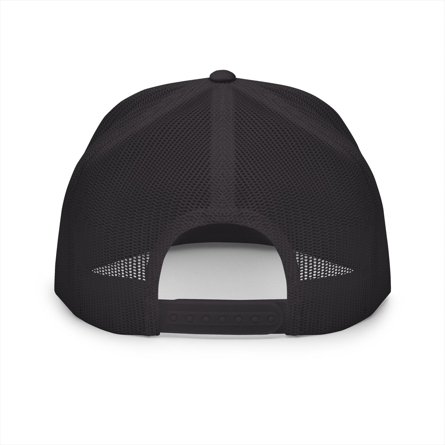 Cat Girl Embroidered 5 Panel Trucker Cap