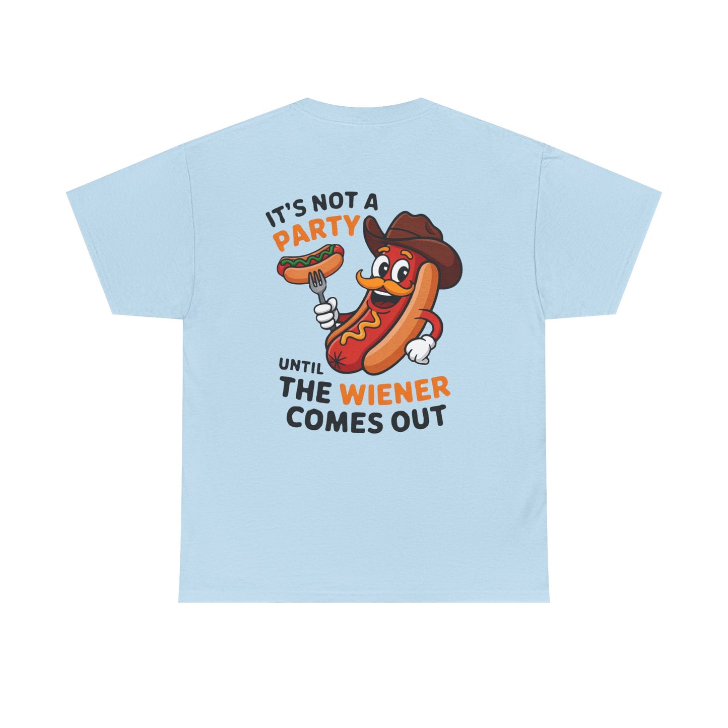 Wiener Comes Out Unisex Heavy Cotton Tee