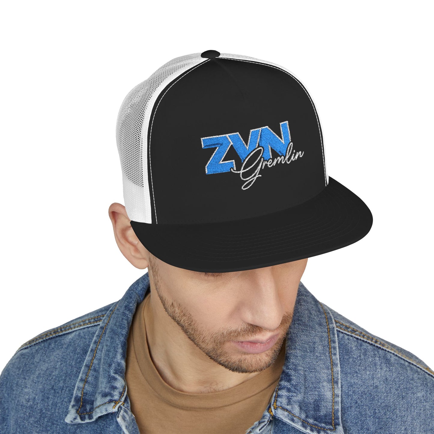 ZYN Gremlin 5 Panel Trucker Cap (Embroidery)
