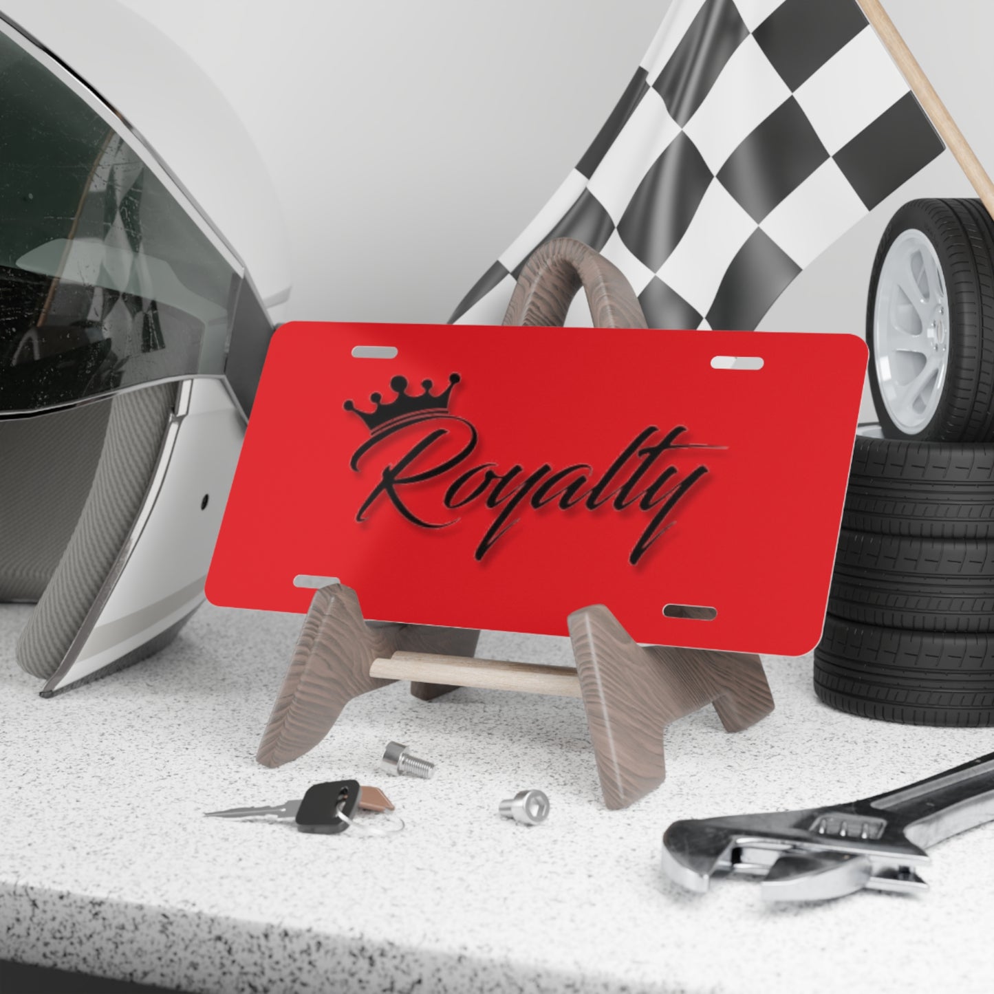 Royalty Red Vanity Plate