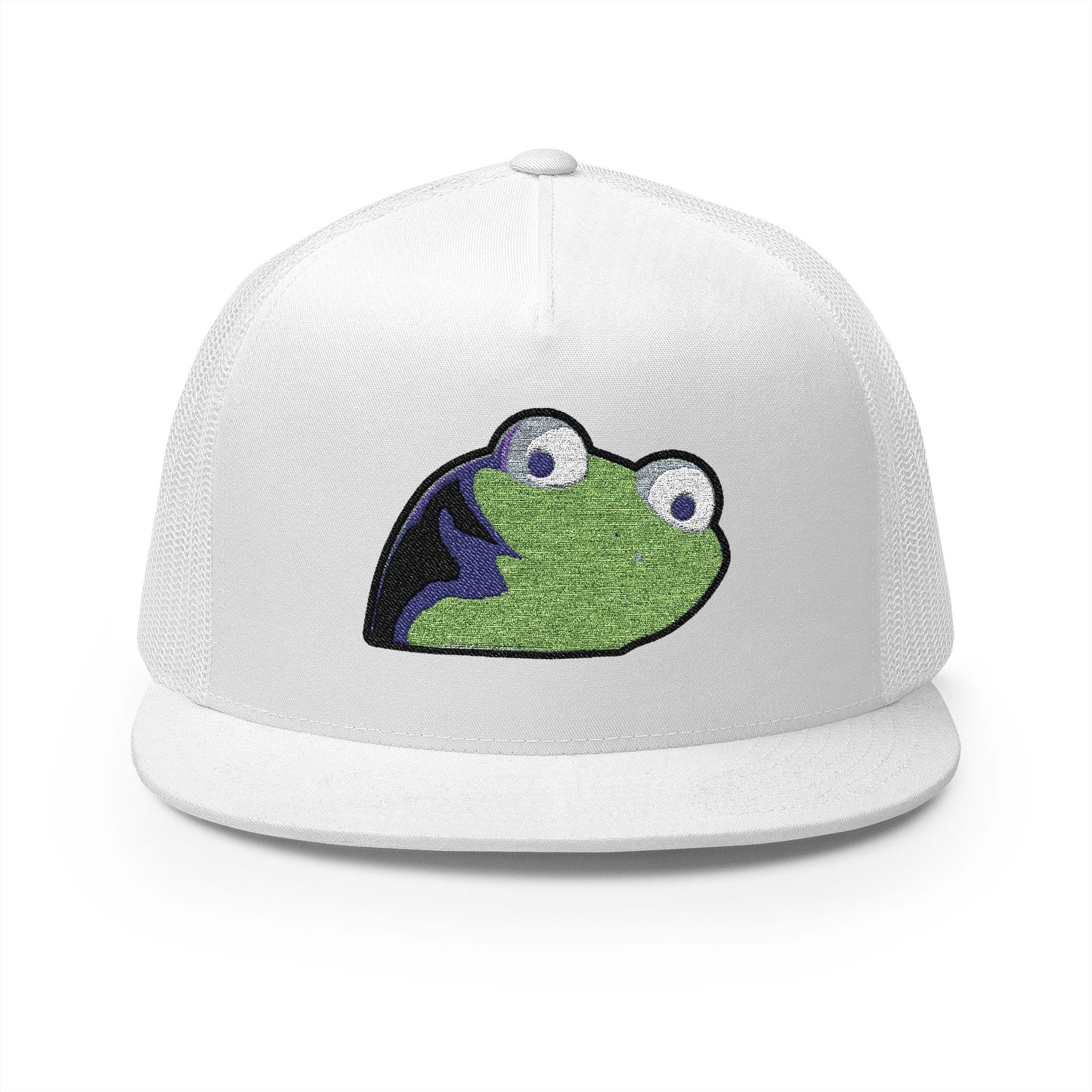 Lizard Meme 5 Panel Trucker Cap (Embroidery)