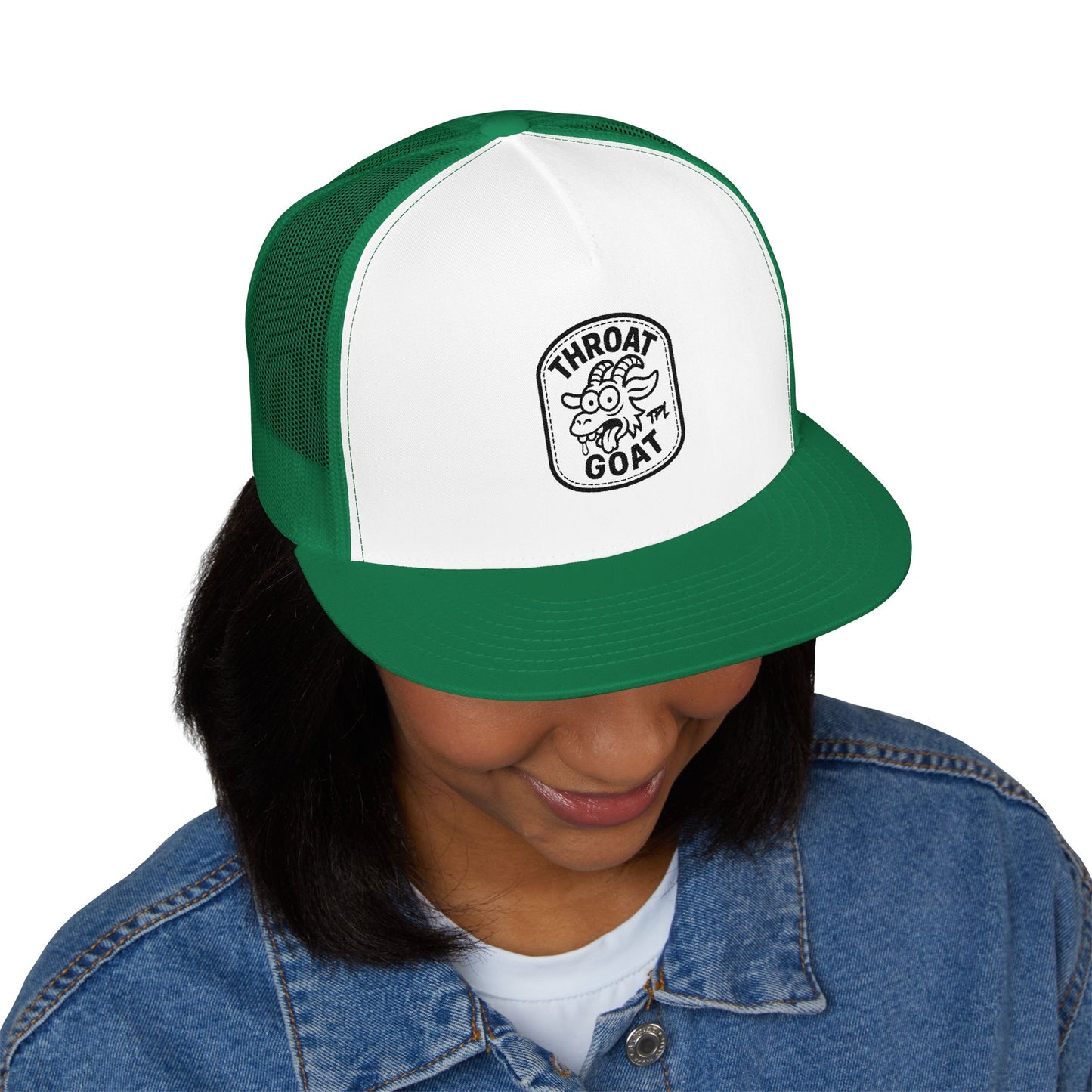 Throat Goat TPL 5 Panel Trucker Cap (Embroidery)