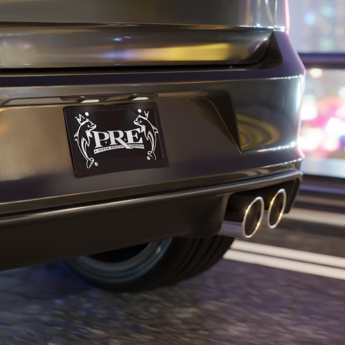 PAPER ROUTE EMPIRE DOLPH Vanity Plate