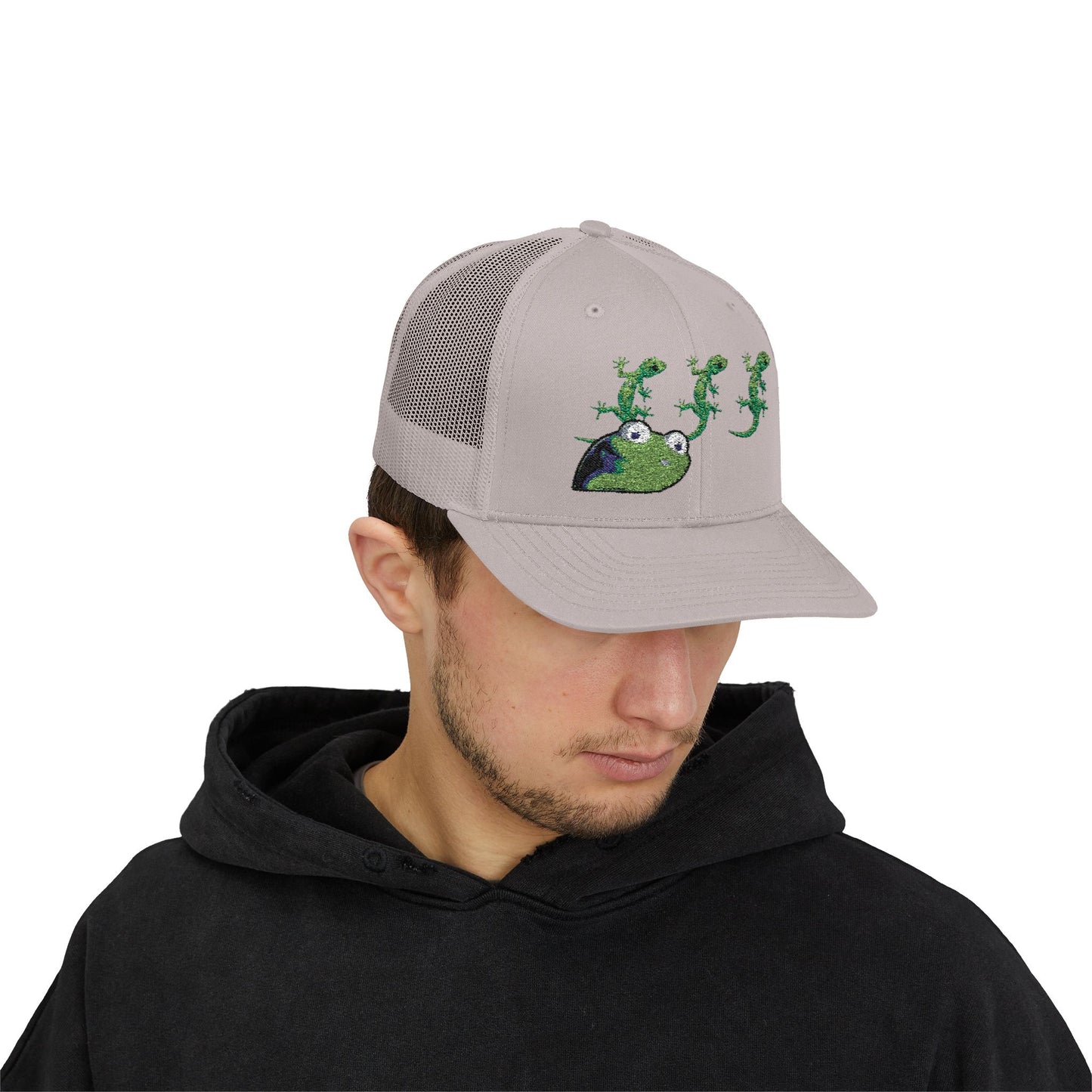 Lizard Lizard Meme Snapback Trucker Cap