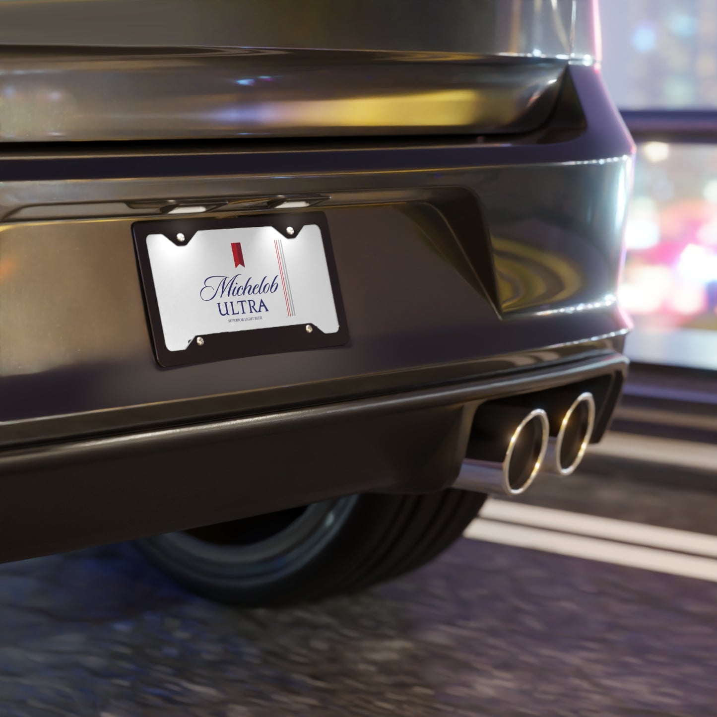 Michelob Ultra Vanity Plate