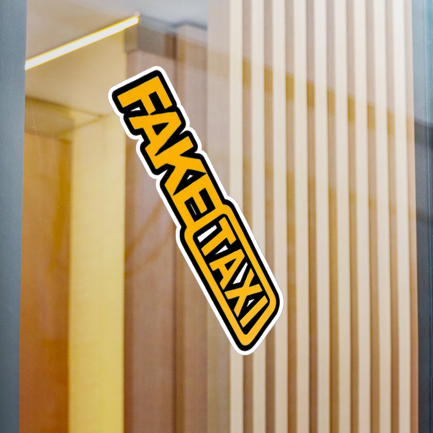 Fake Taxi Kiss-Cut Vinyl Decals