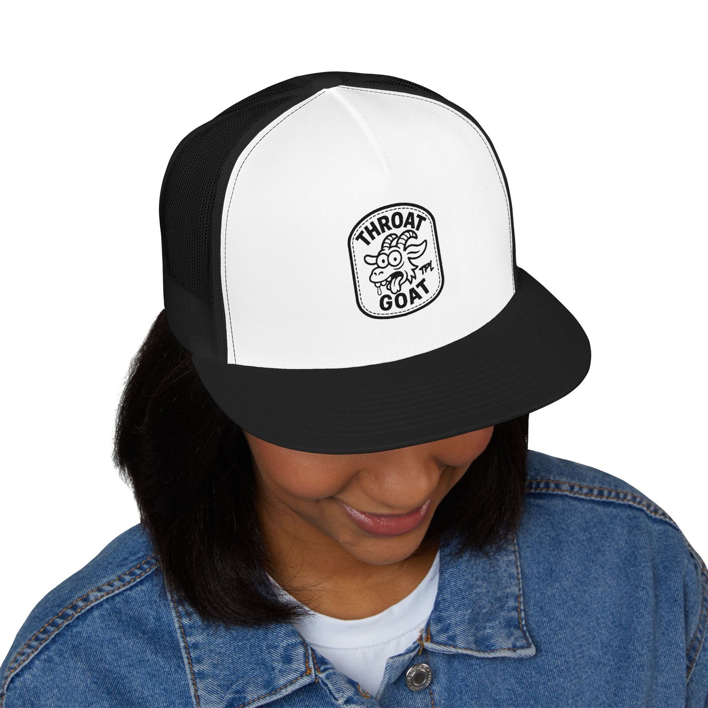 Throat Goat TPL 5 Panel Trucker Cap (Embroidery)