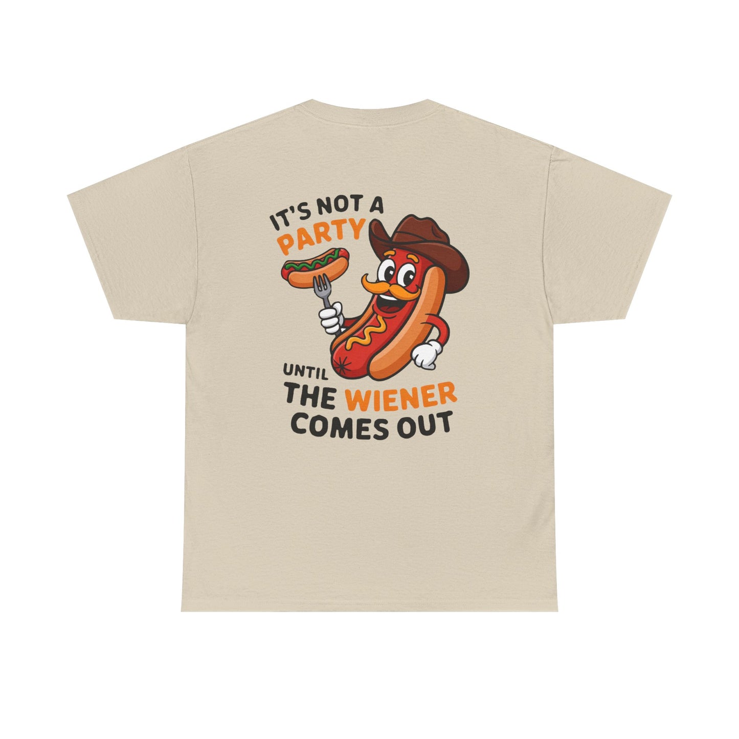Wiener Comes Out Unisex Heavy Cotton Tee