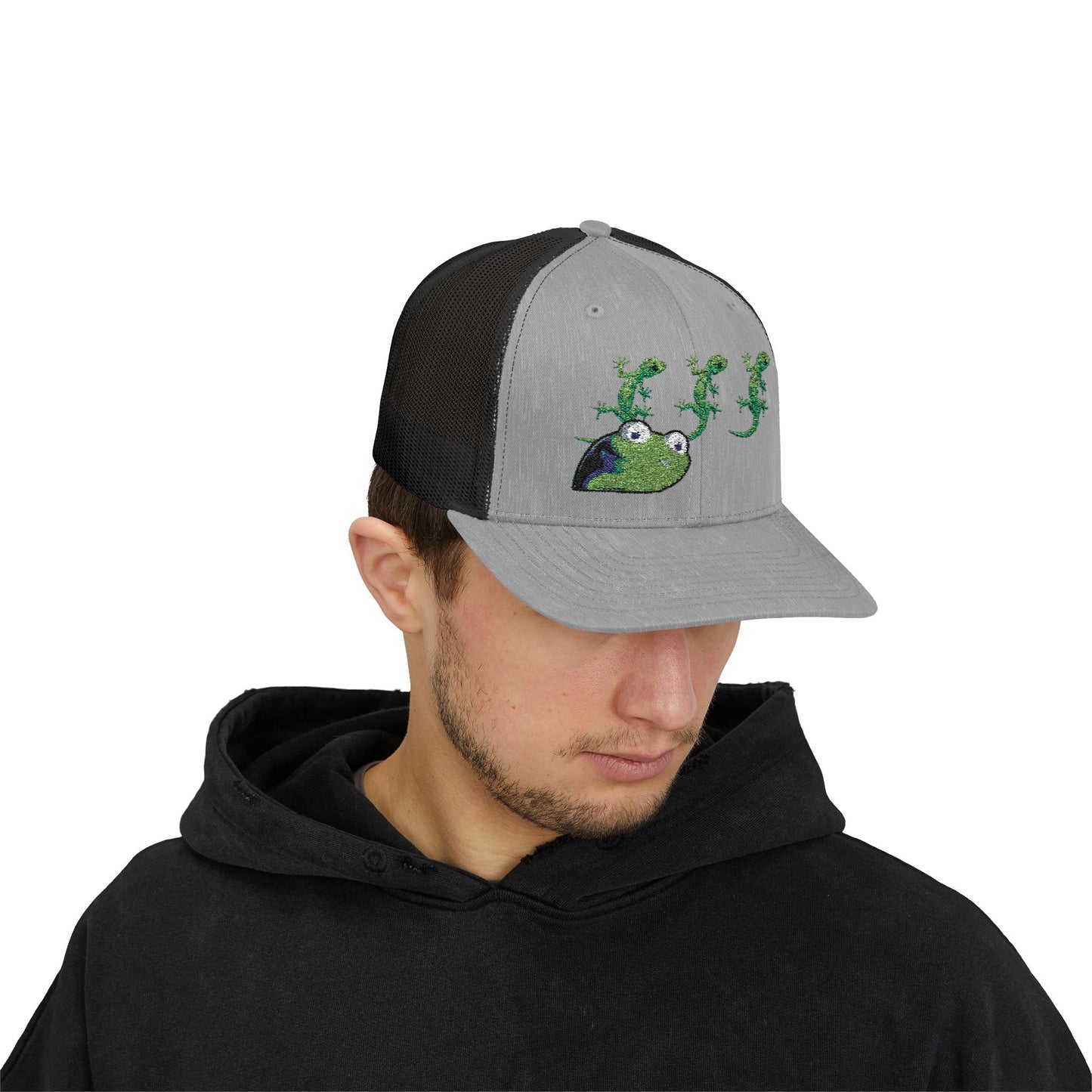 Lizard Lizard Meme Snapback Trucker Cap