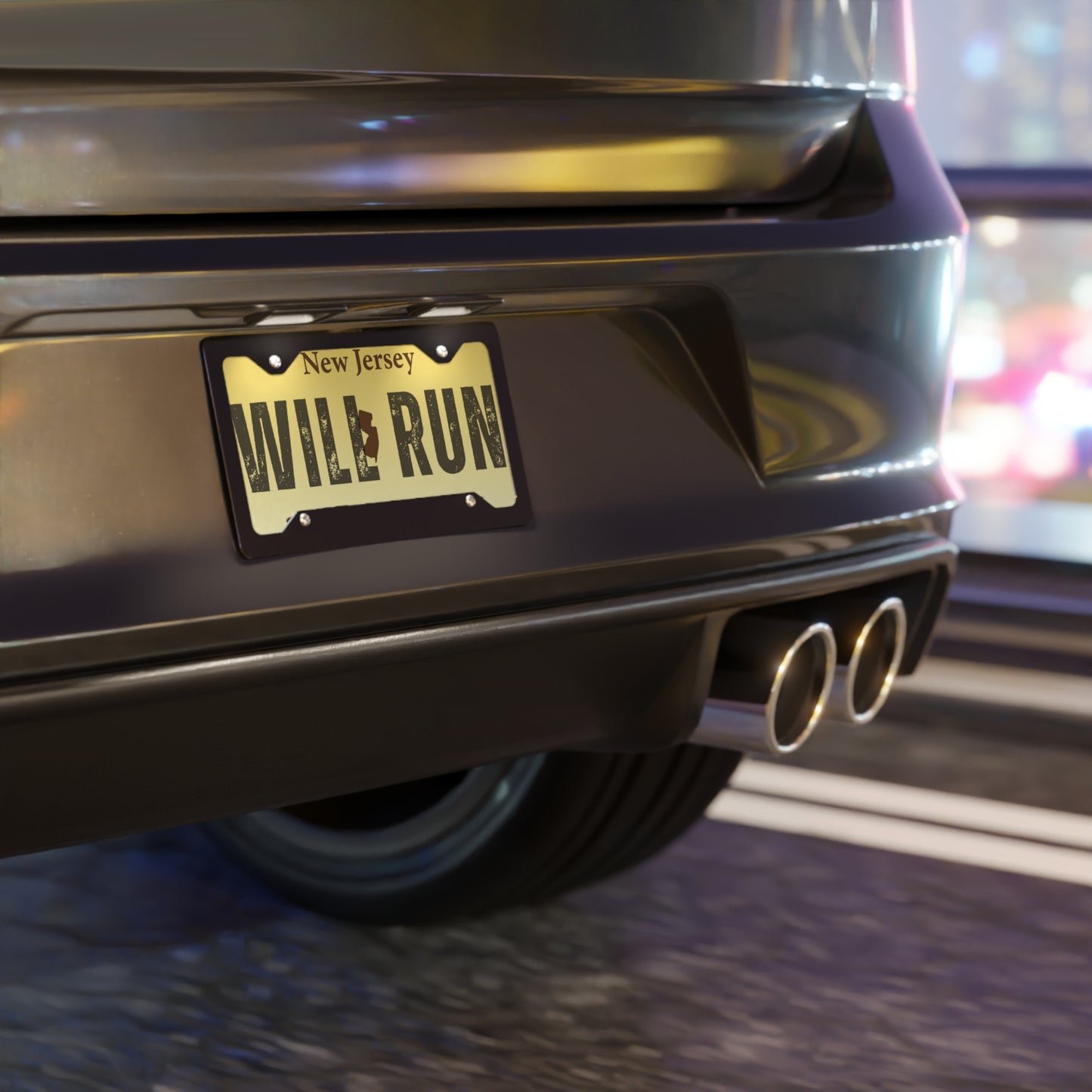 Will Run NJ Vanity Plate