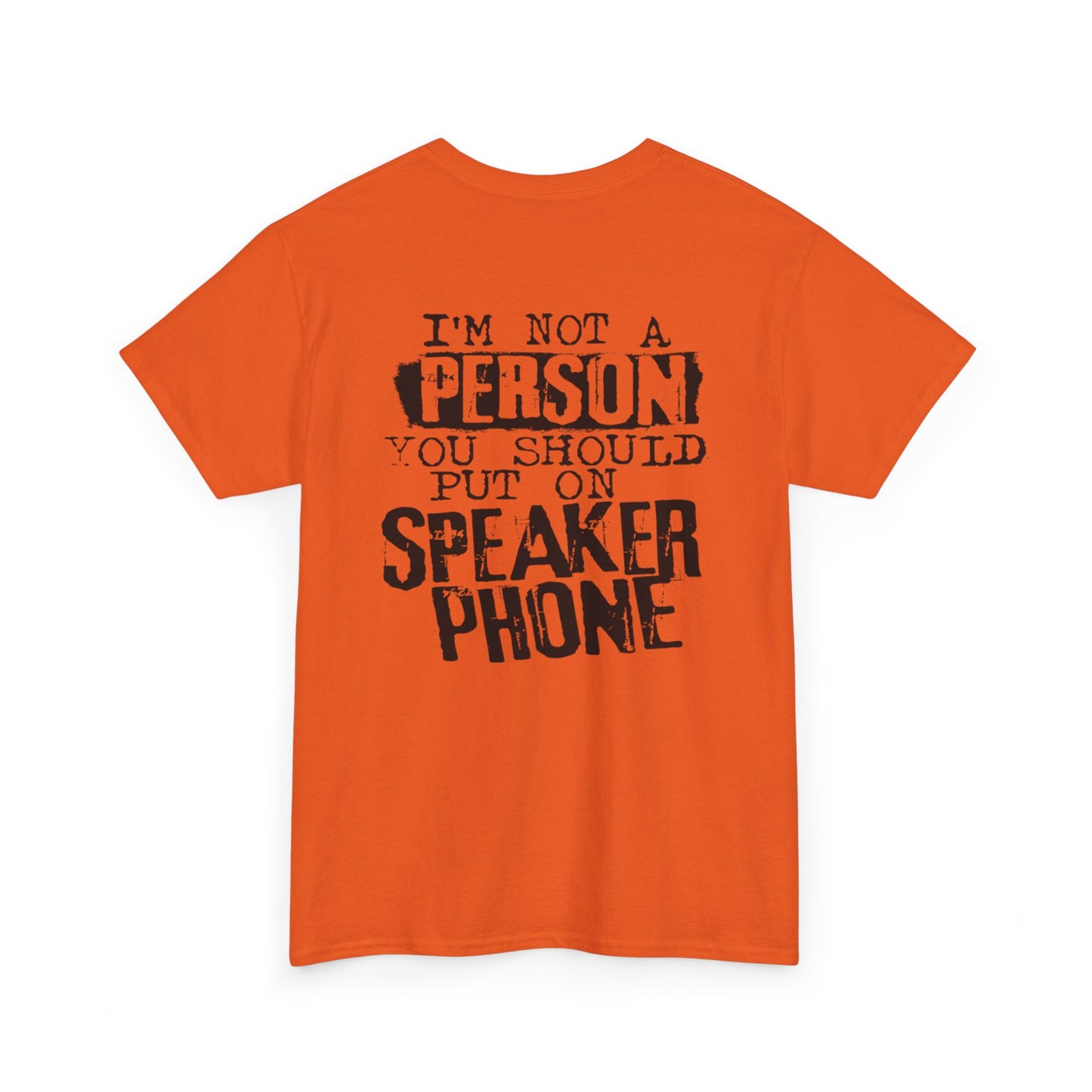 Speaker Phone Unisex Heavy Cotton Tee