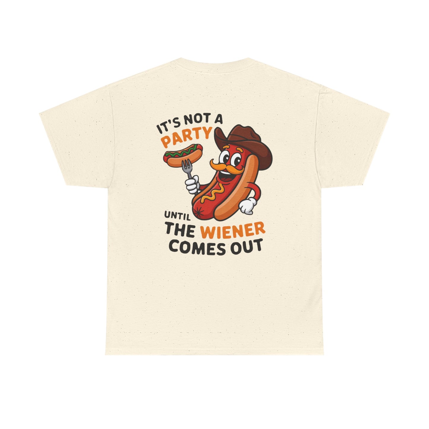 Wiener Comes Out Unisex Heavy Cotton Tee