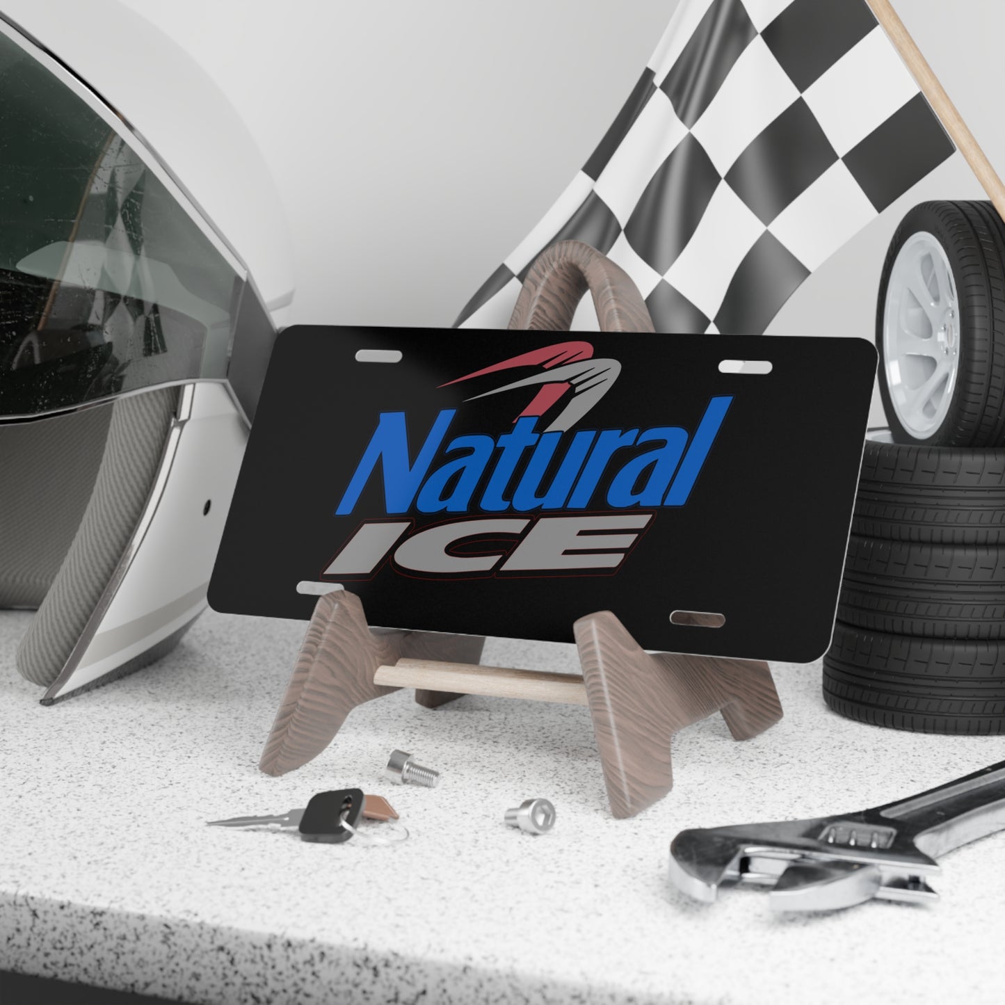 Natty Ice Vanity Plate