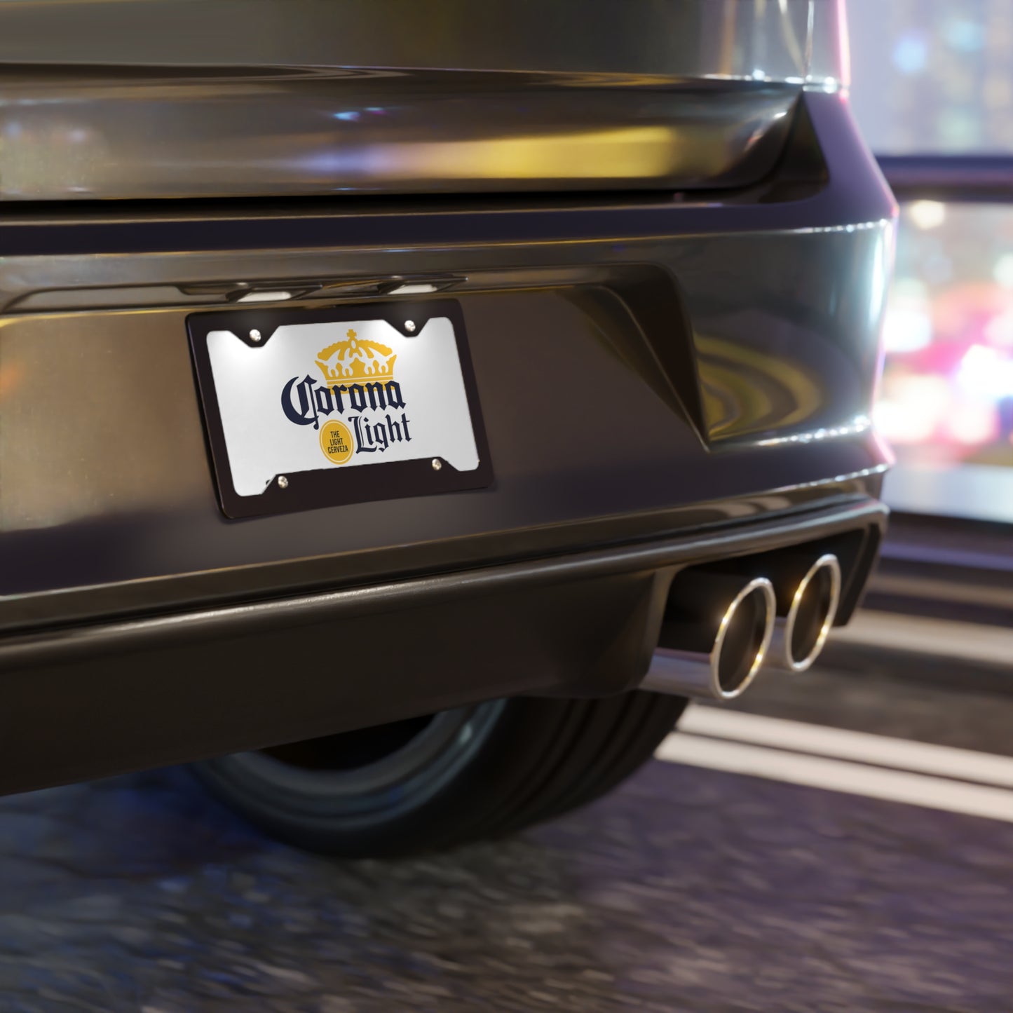 Corona Light Vanity Plate