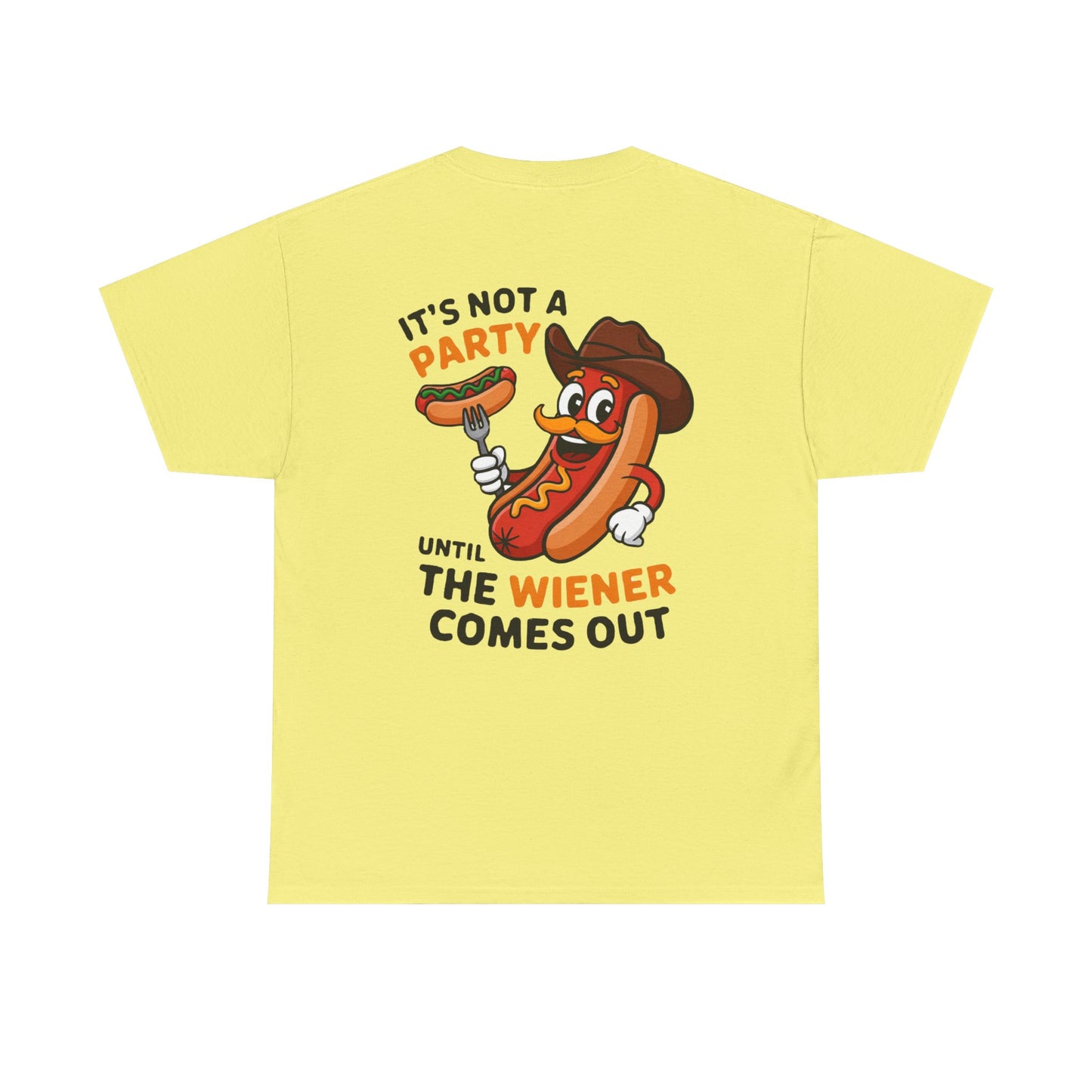 Wiener Comes Out Unisex Heavy Cotton Tee