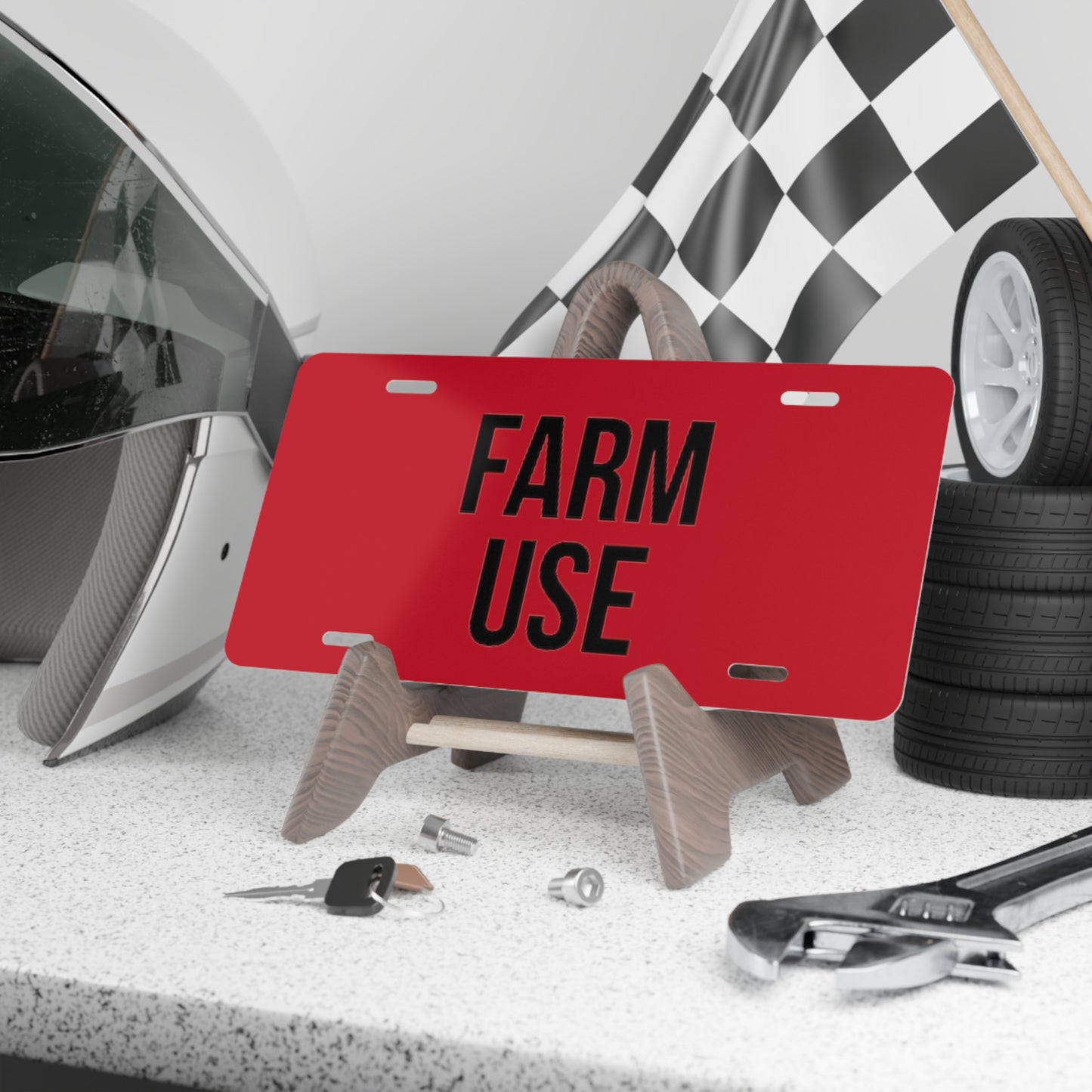 Farm Use Vanity Plate