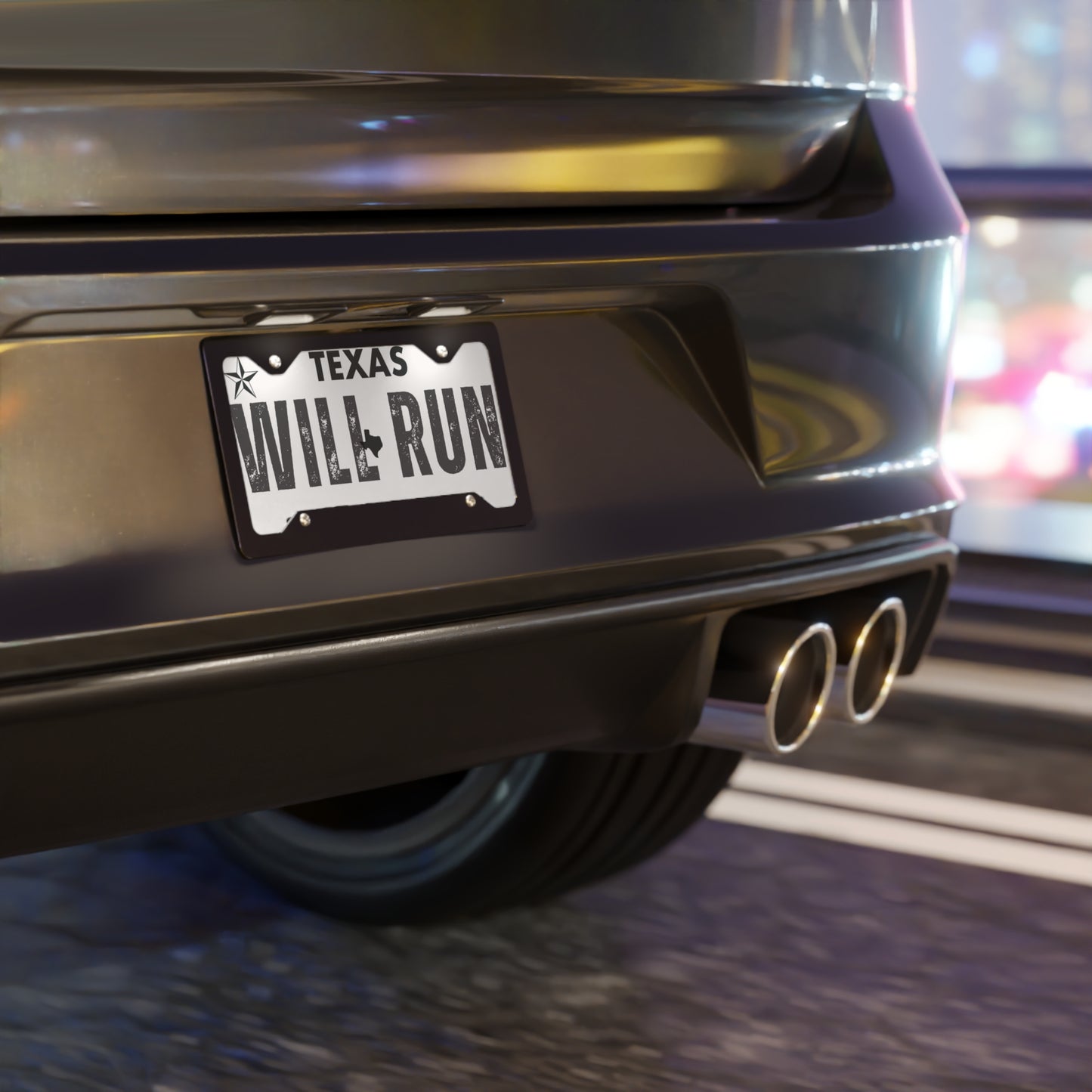 Will Run TX Vanity Plate