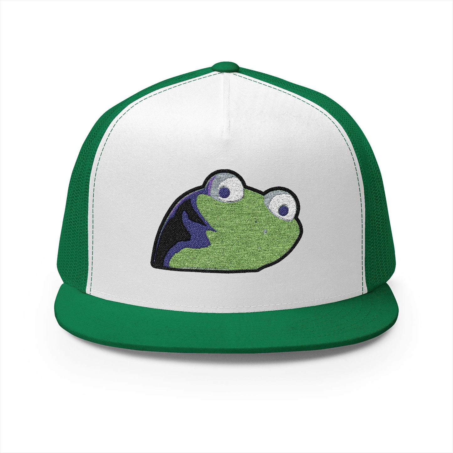 Lizard Meme 5 Panel Trucker Cap (Embroidery)