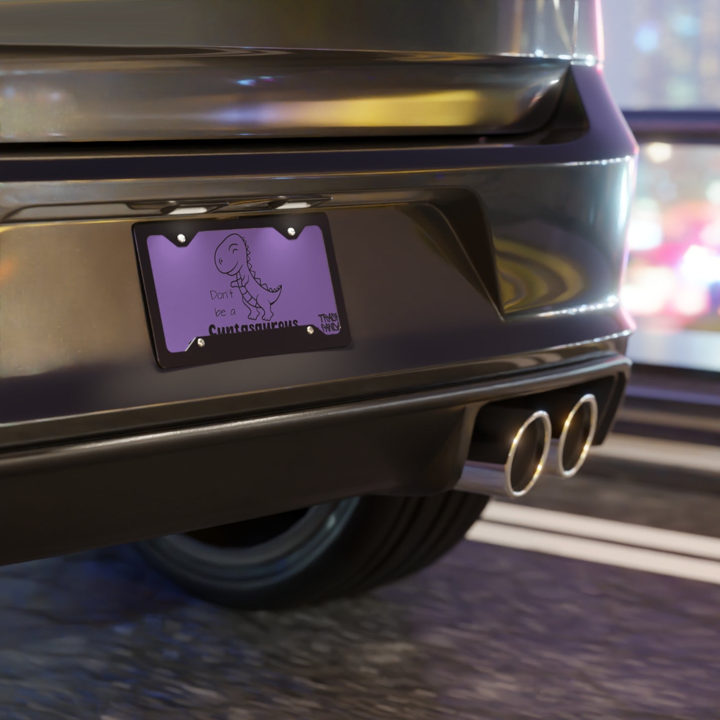 C*ntasaurous Vanity Plate
