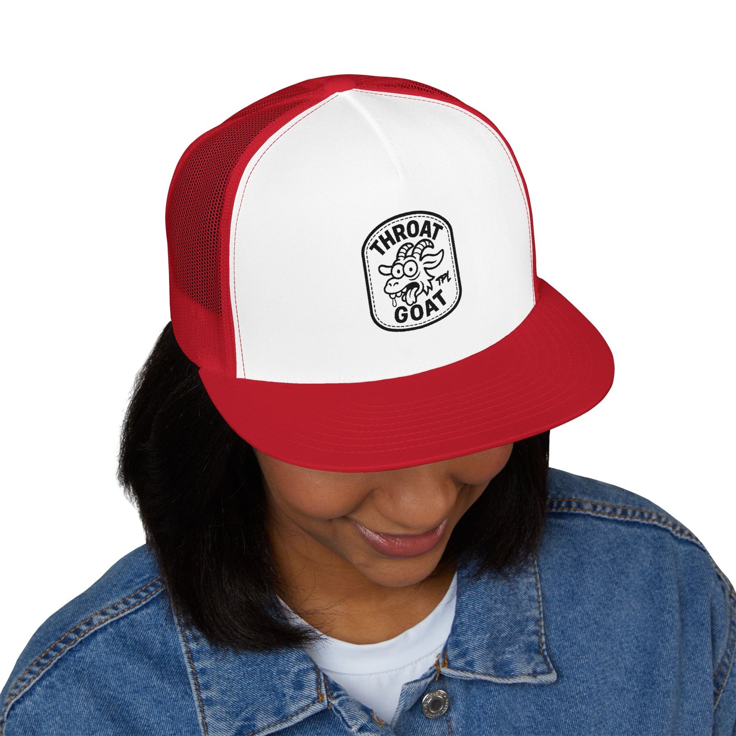 Throat Goat TPL 5 Panel Trucker Cap (Embroidery)