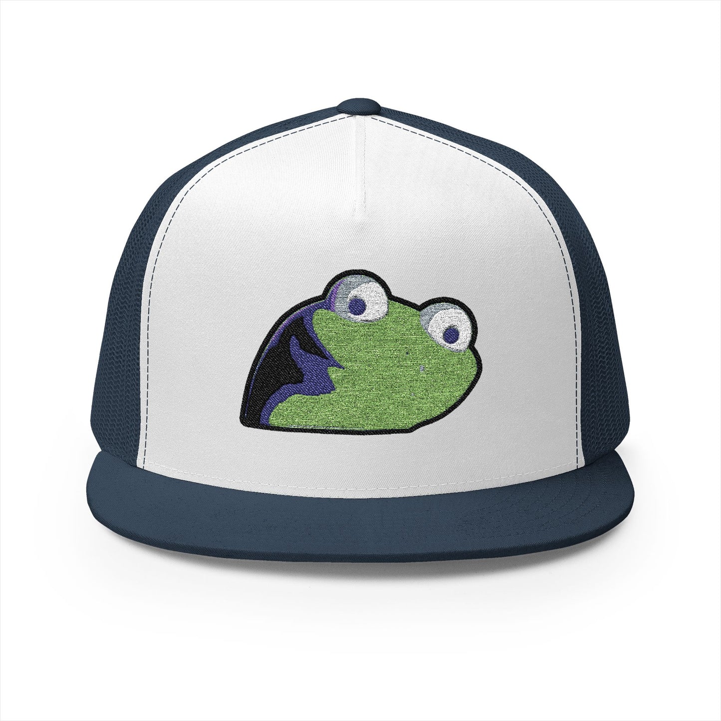 Lizard Meme 5 Panel Trucker Cap (Embroidery)