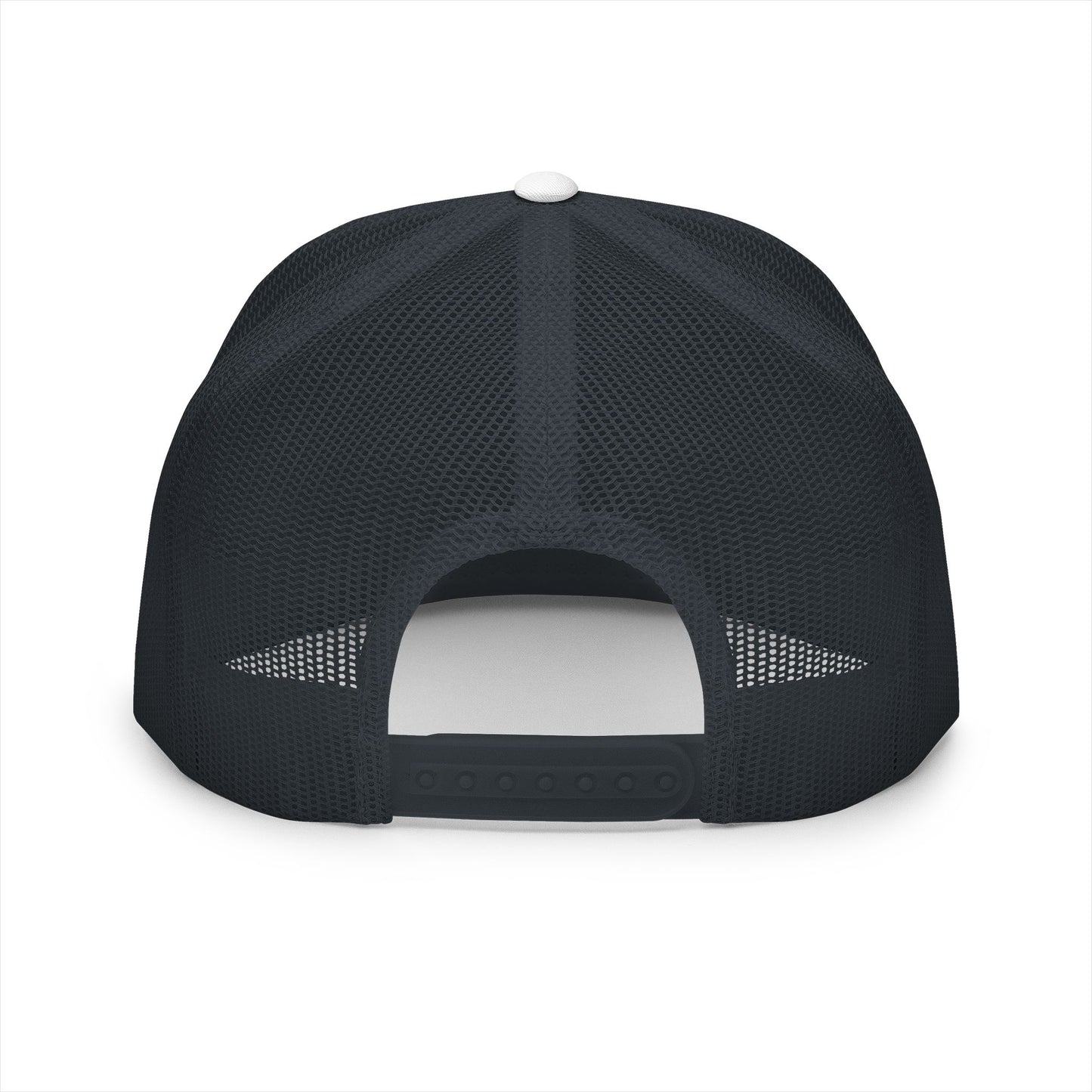 Cat Girl Embroidered 5 Panel Trucker Cap