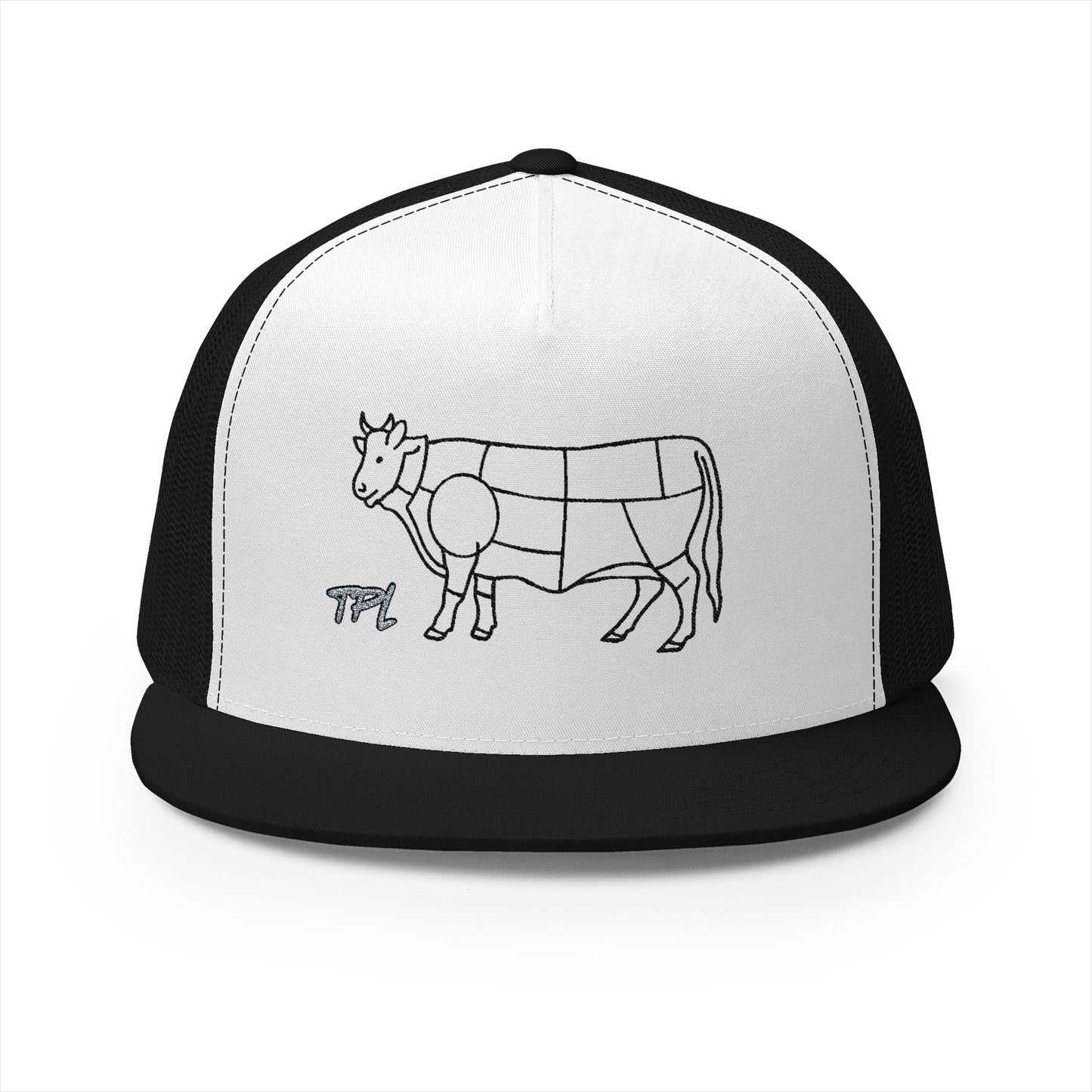 Cuttin' Up 5 Panel Trucker Cap (Embroidery)