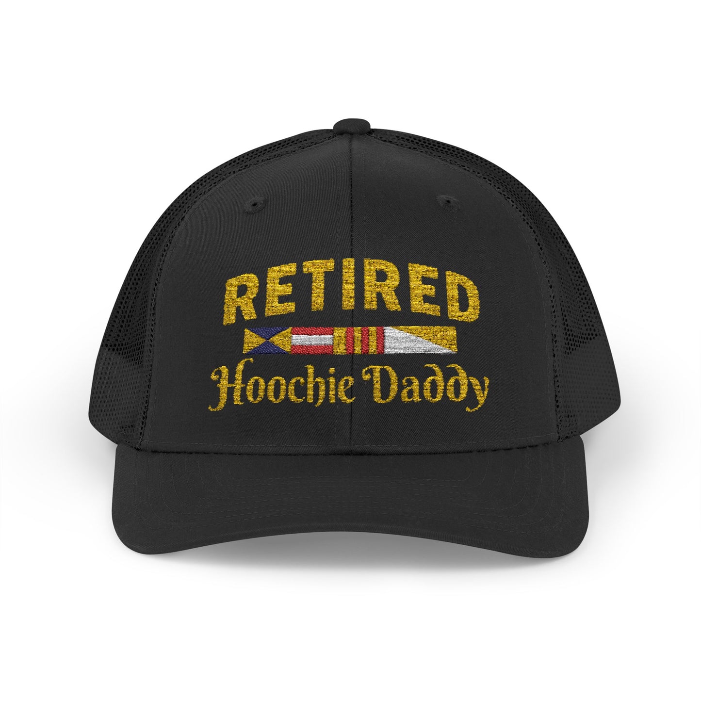 Retired Hoochie Daddy Snapback Trucker Cap