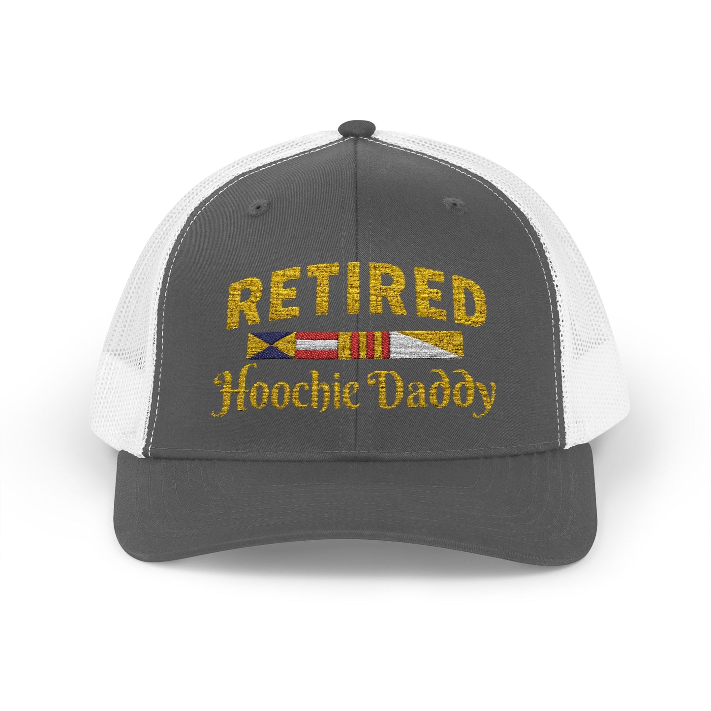 Retired Hoochie Daddy Snapback Trucker Cap