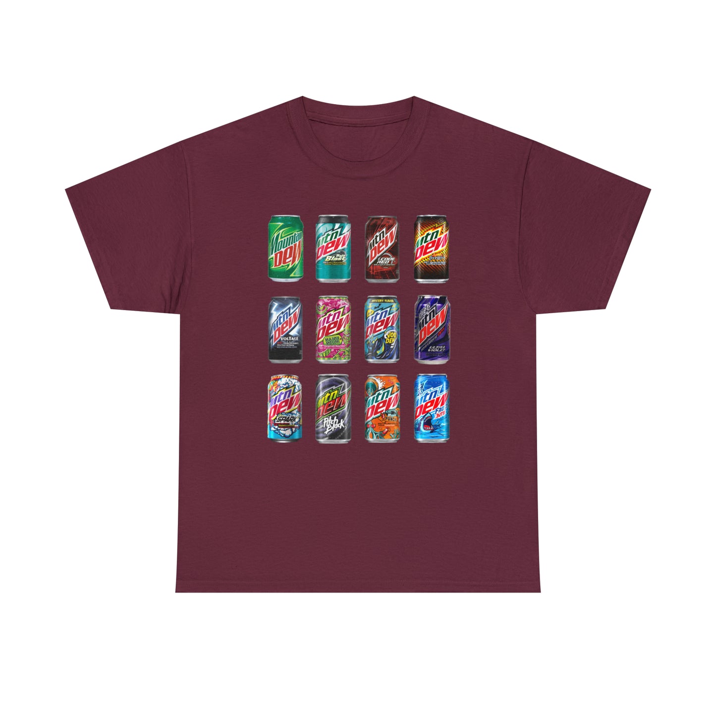 Mtn Dew Unisex Heavy Cotton Tee