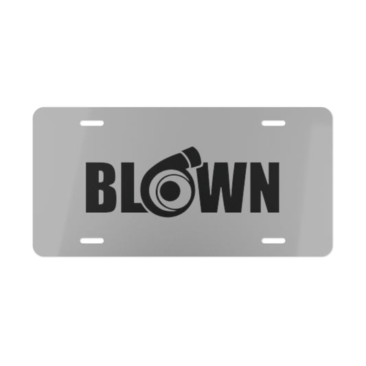 Blown Grey Vanity Plate