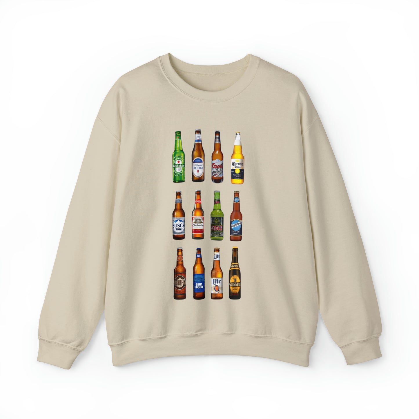 Beer Bottle Sweatshirt Unisex Heavy Blend™ Crewneck Sweatshirt