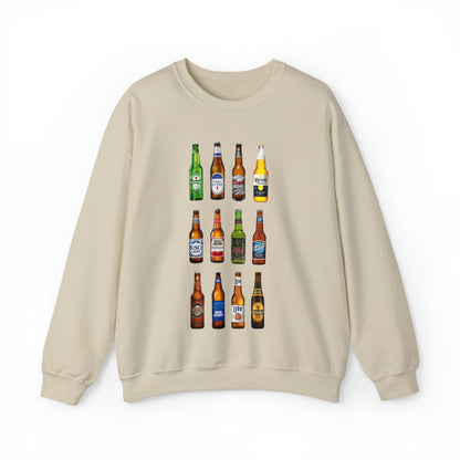 Beer Bottle Sweatshirt Unisex Heavy Blend™ Crewneck Sweatshirt