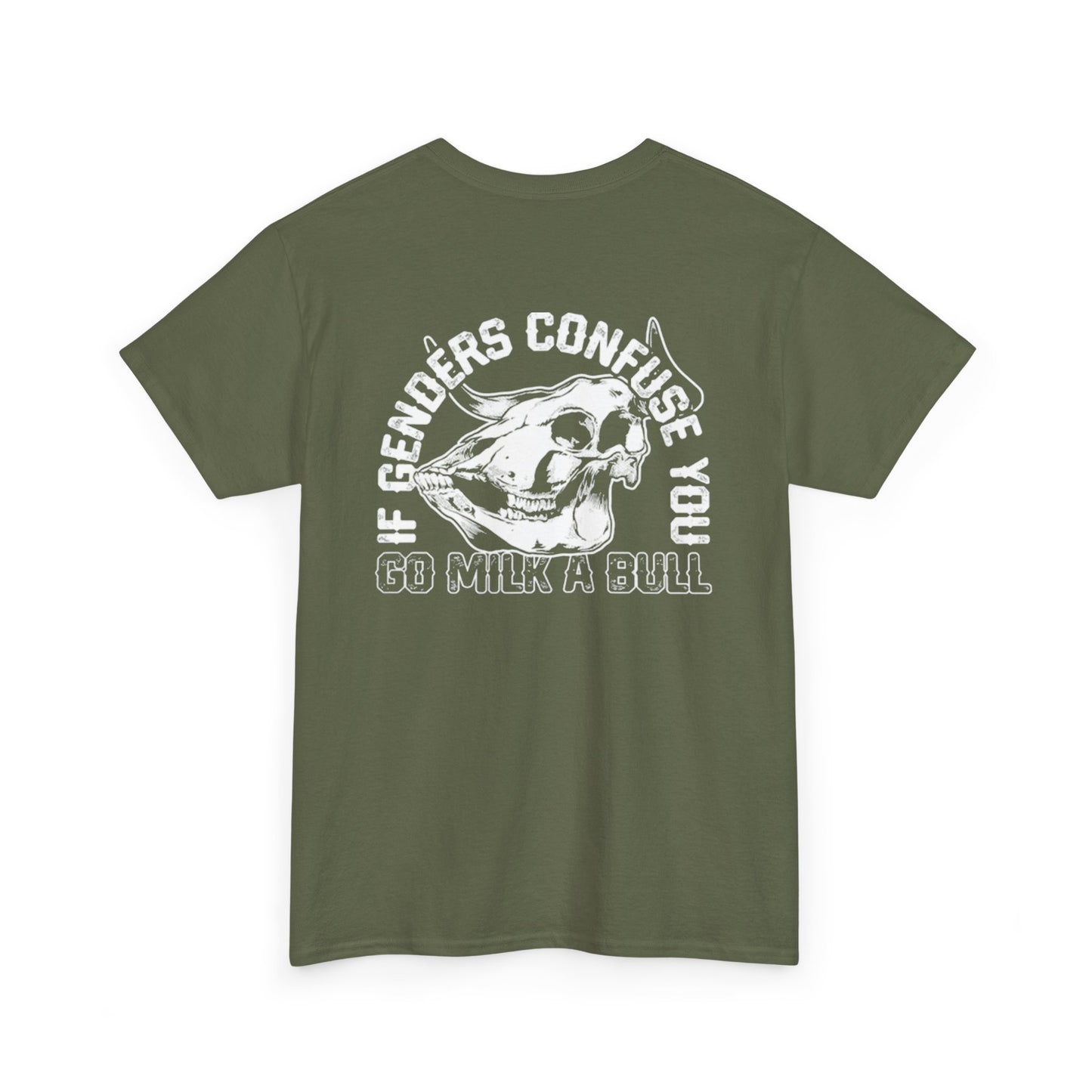 Go Milk A Bull Unisex Heavy Cotton Tee