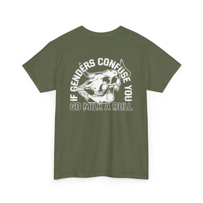 Go Milk A Bull Unisex Heavy Cotton Tee