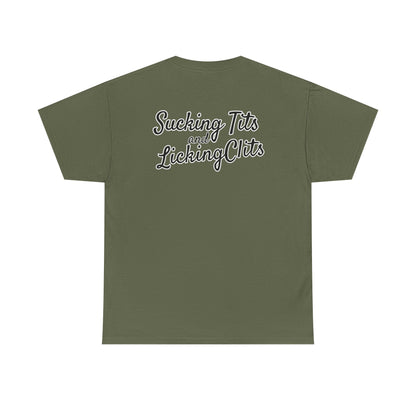 Sucking Ts and Licking Cs Unisex Heavy Cotton Tee