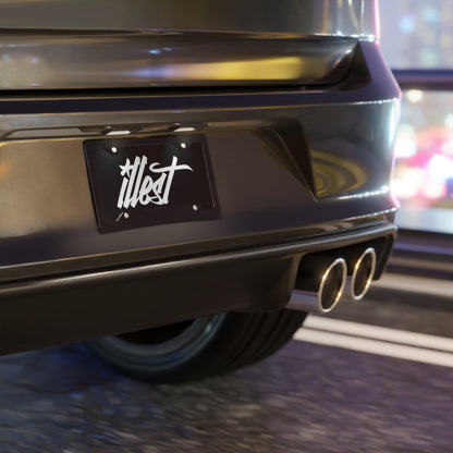 illest Blk Vanity Plate