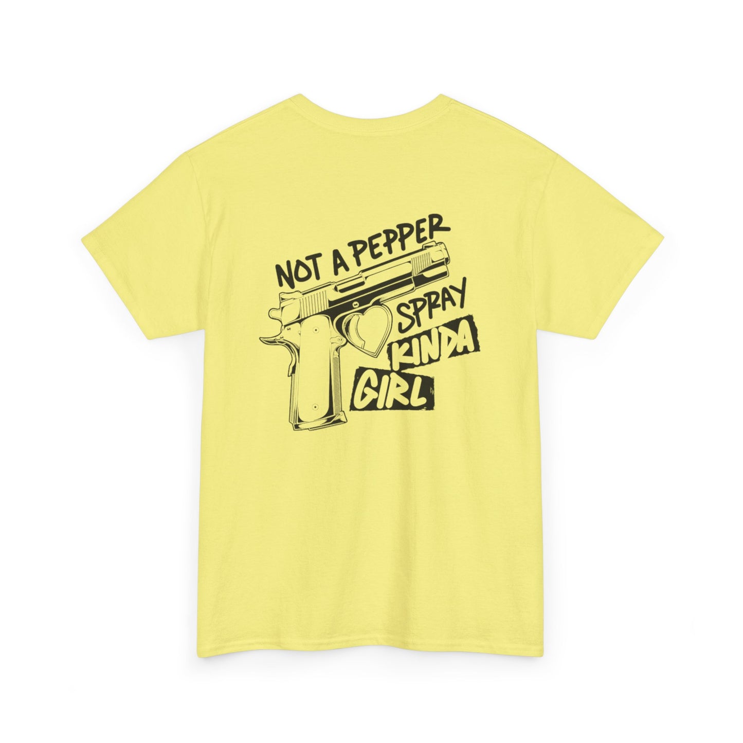 Pepper Spray Kind Of Girl Unisex Heavy Cotton Tee