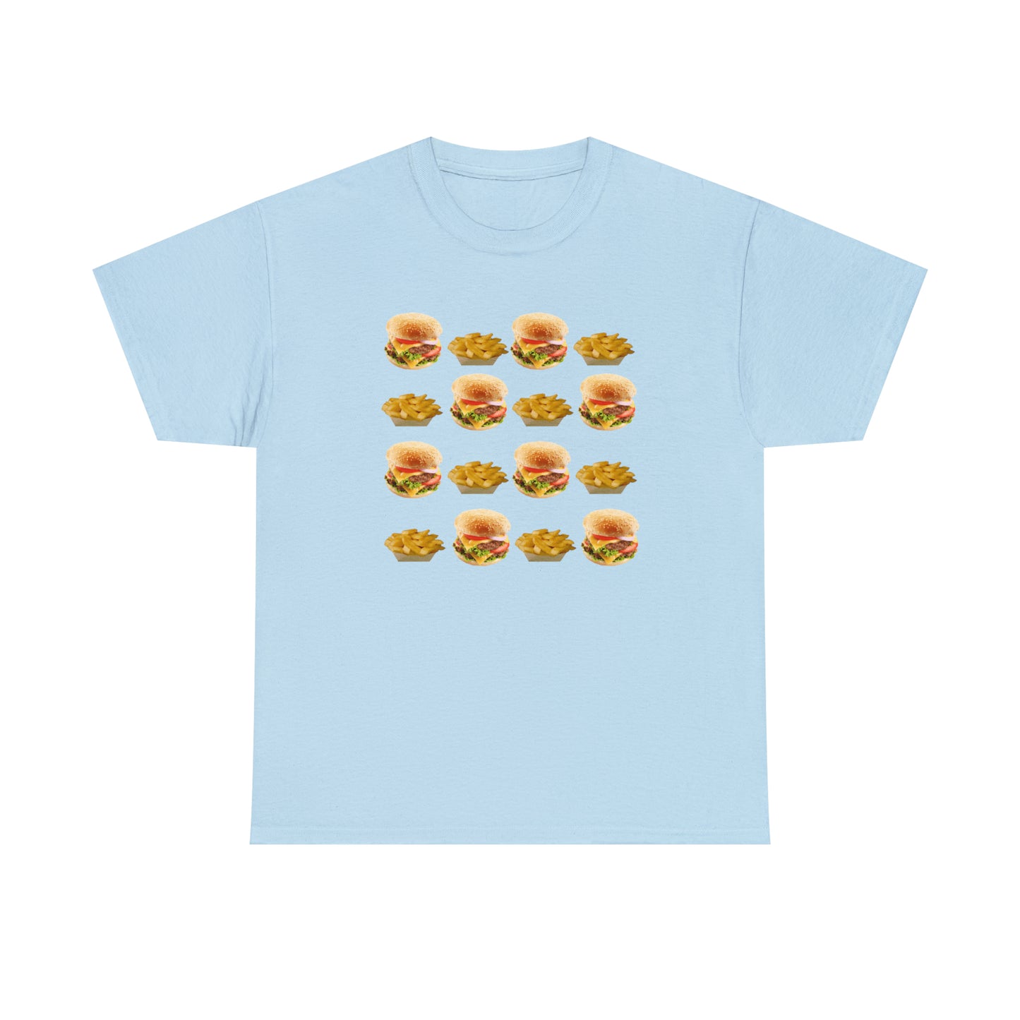 Burger & Fries Unisex Heavy Cotton Tee
