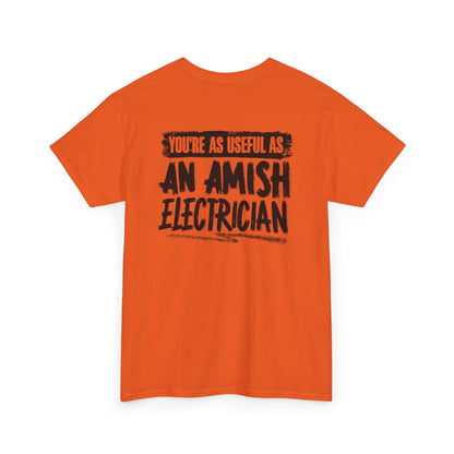 Amish Electrician Unisex Heavy Cotton Tee