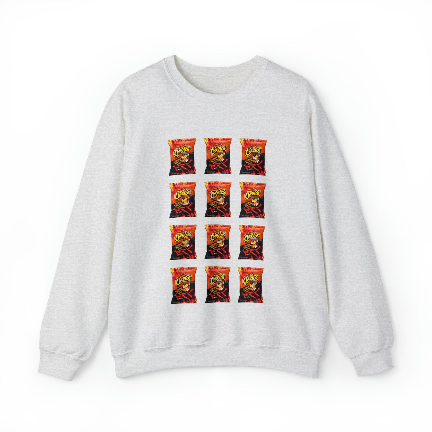 Xtra Flamin' Hot Cheetos Sweatshirt Unisex Heavy Blend™ Crewneck Sweatshirt